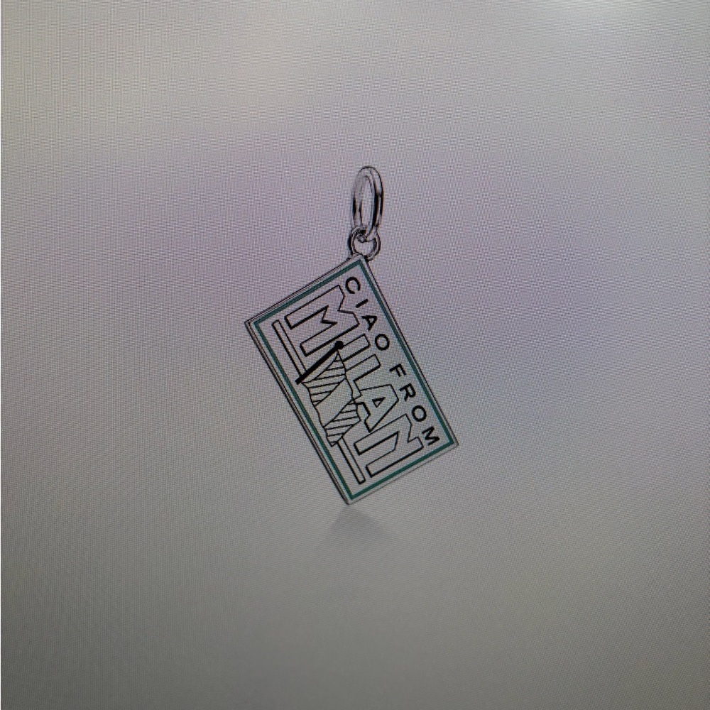 Tiffany & Co. Silver 'Ciao From Milan' Charm